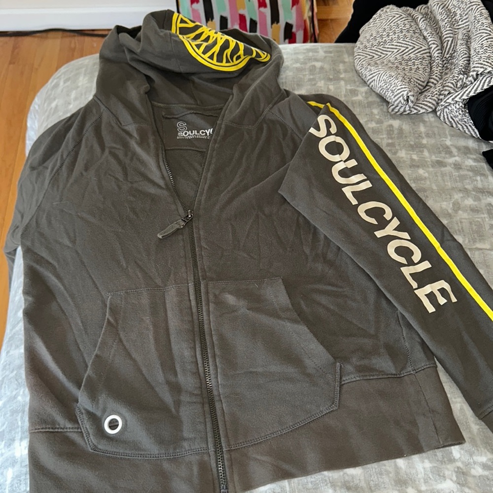 SoulCycle zip up hoodie